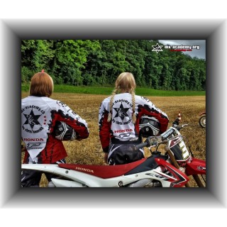 Frauen Motorrad